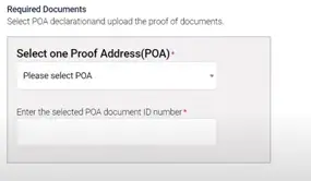 indian gas connection ko transfer krne ke liye document darj kare
