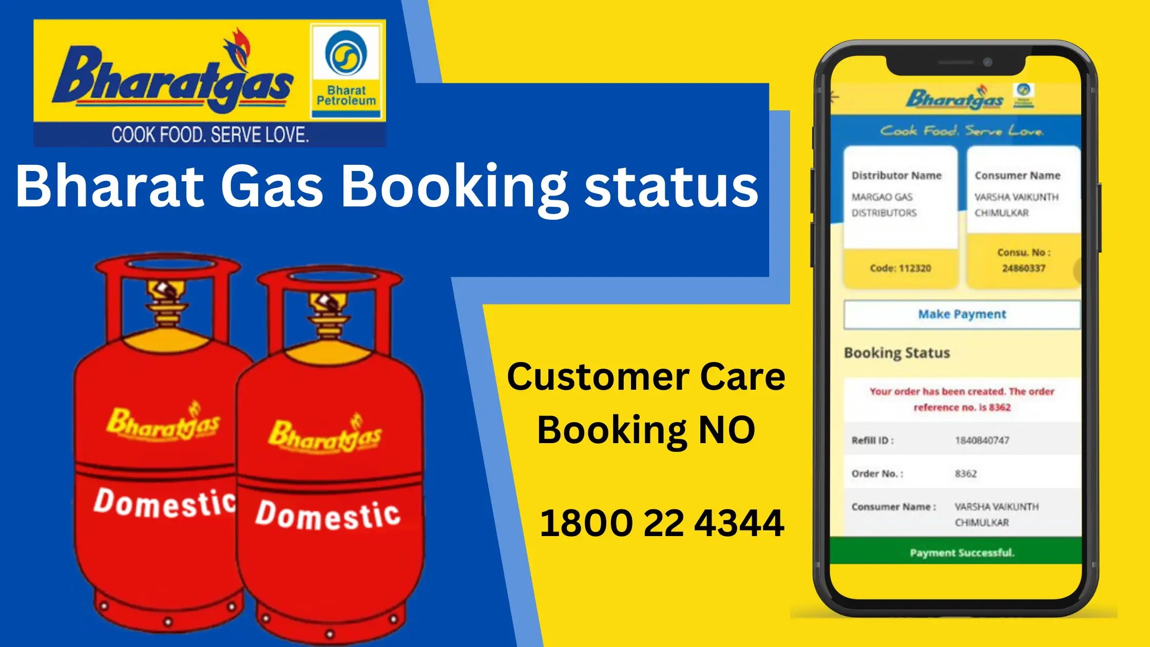 Bharat Gas Booking status